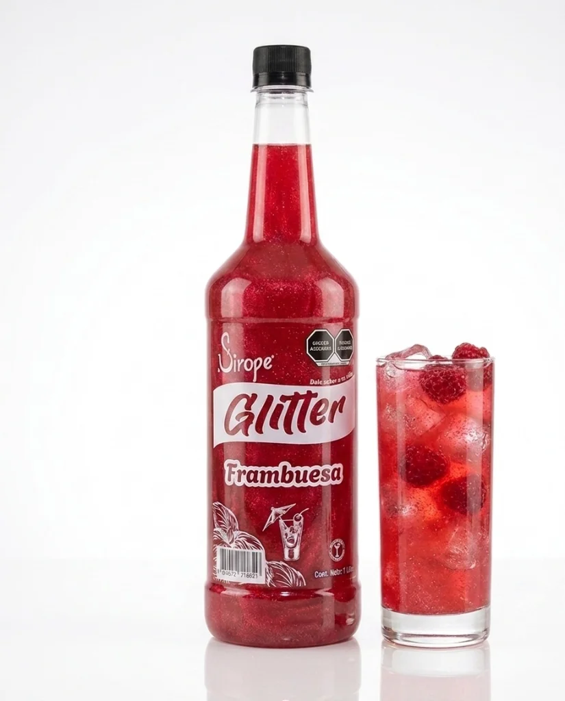 GLITTER FRAMBUESA