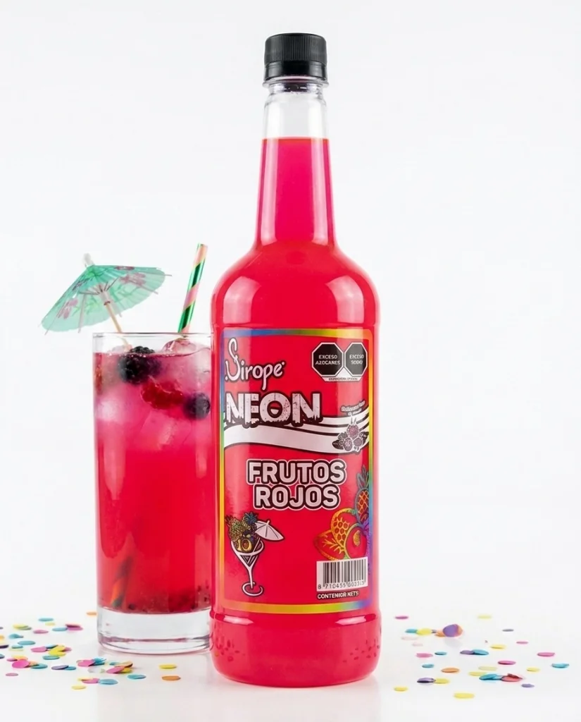 NEÓN FRUTOS ROJOS